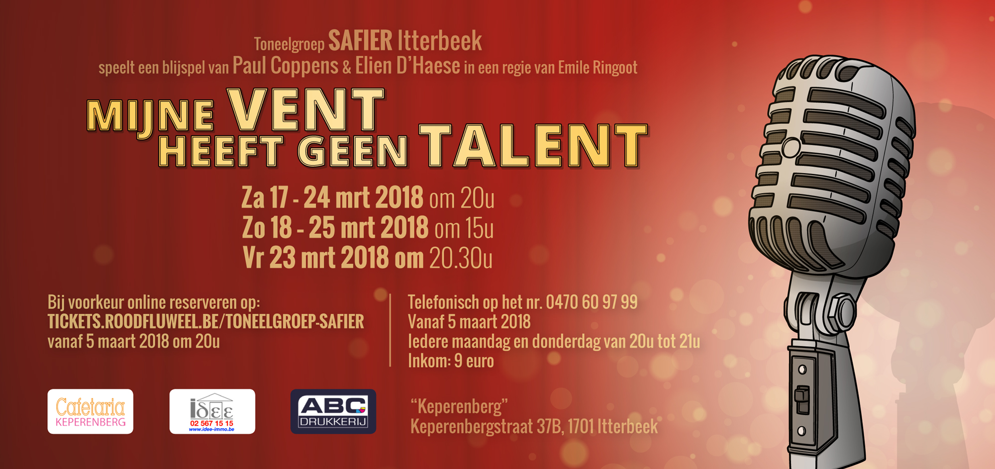 Mijne vent heeft geen talent